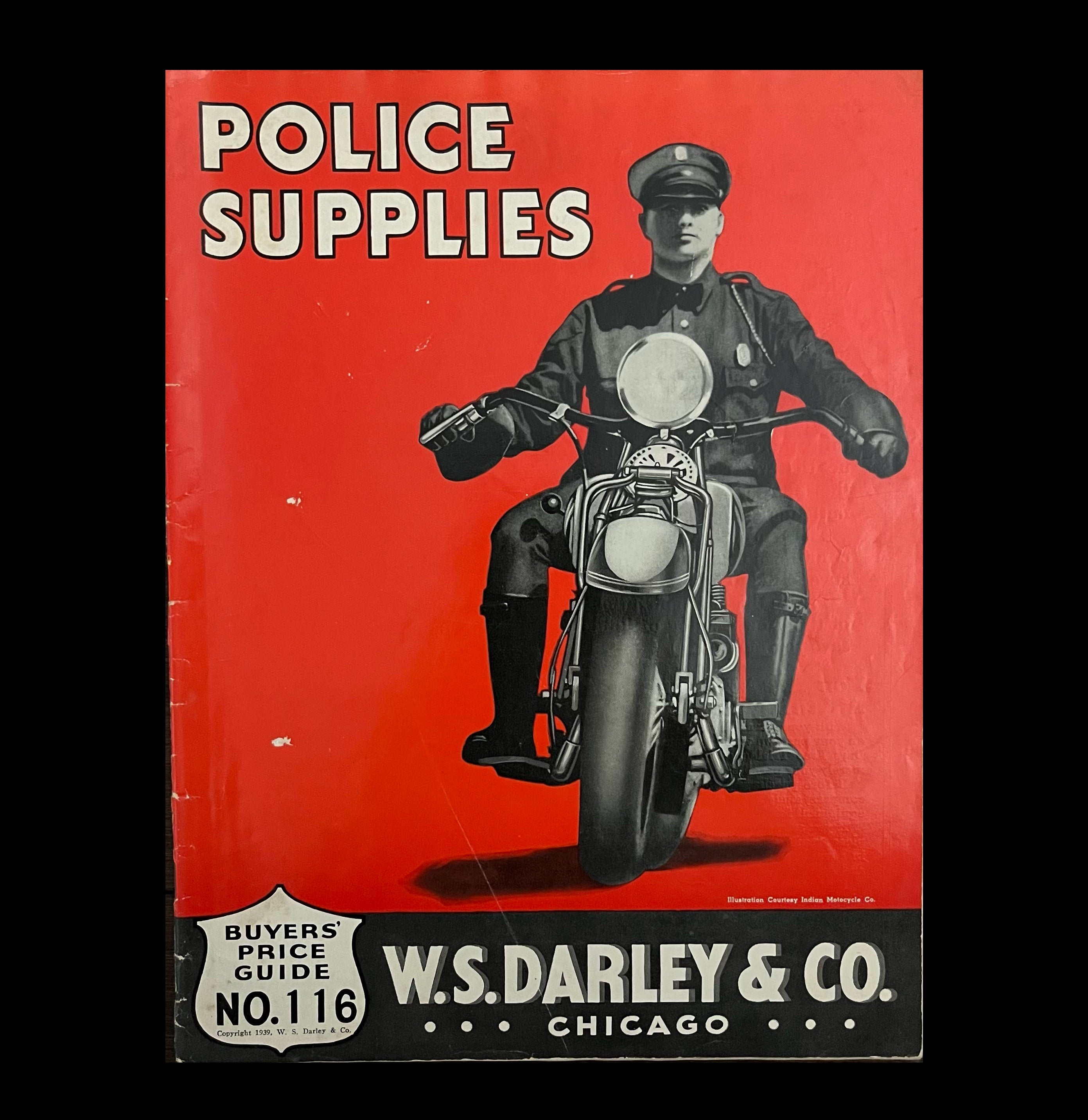 W.S Darley & Co Police Supplies Magazine 1939 Expedition Antiques