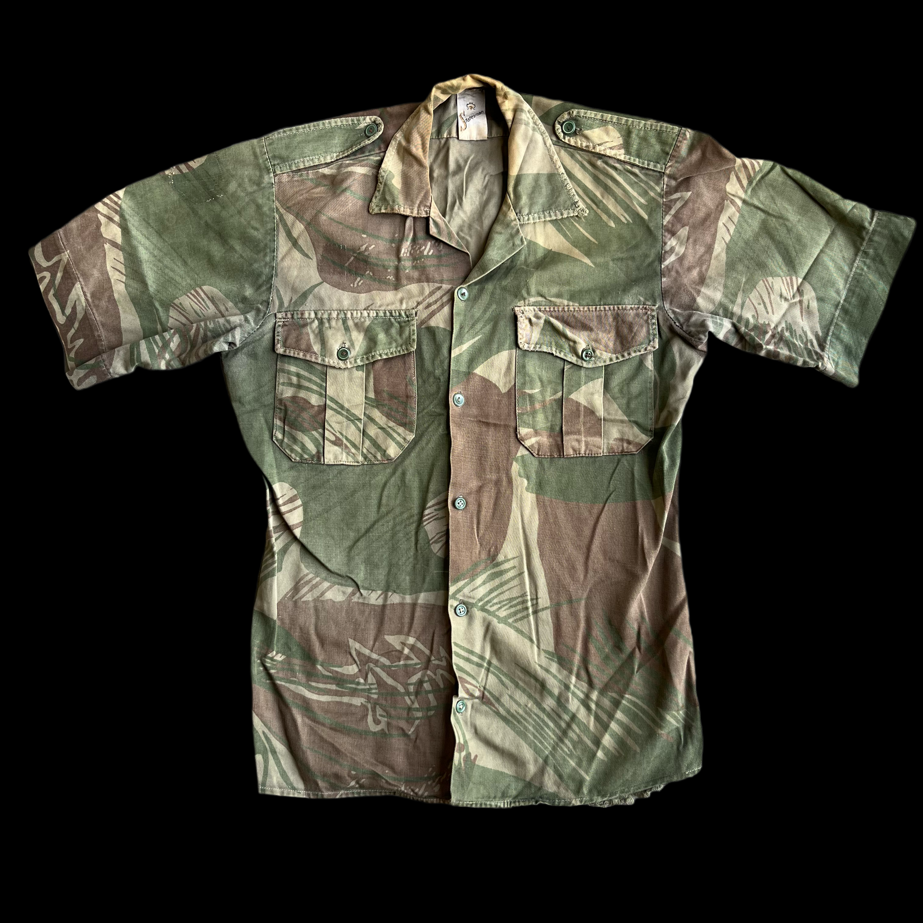 Rhodesian Army Brushstroke Camouflage Shirt-by Statesman