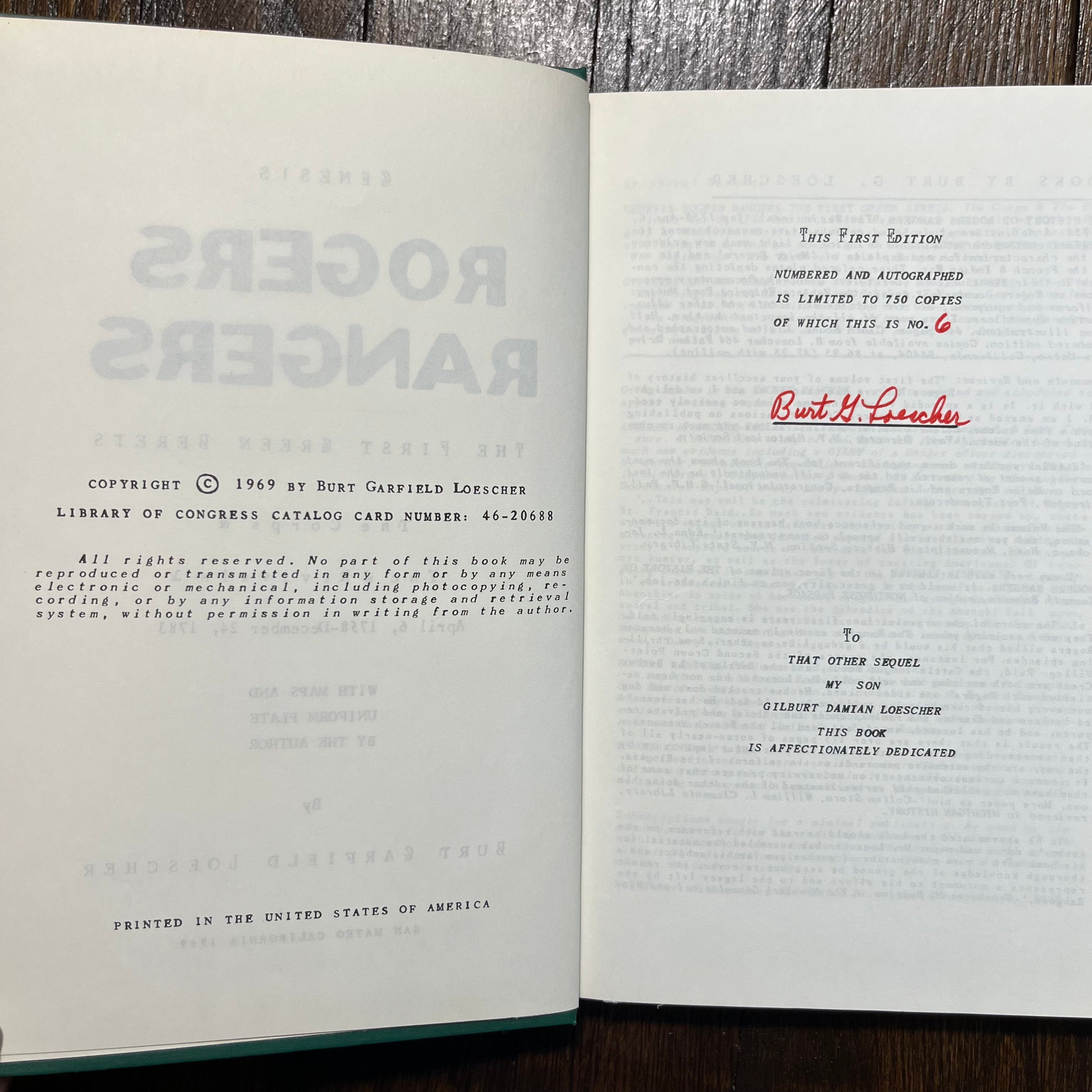 Rogers Rangers by Burt Loescher Complete Set – Expedition Antiques